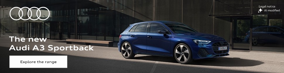 Audi A3 Sujet 01 970×250 banner, earlier work by our team (original artwork)