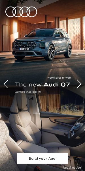 Audi Q7 300×600 banner, earlier work by our team (original artwork)