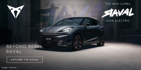 CUPRA Raval 600×300 banner, earlier work by our team (original artwork)