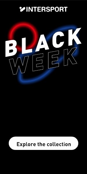 INTERSPORT Black Week 300×600 banner, earlier work by our team (original artwork)