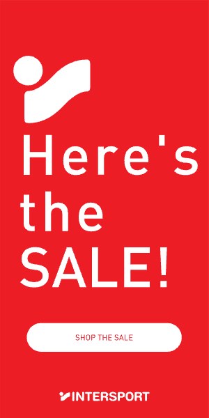 INTERSPORT Sale 300×600 banner, earlier work by our team (original artwork)