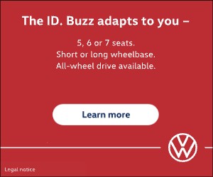 Volkswagen ID. Buzz 300×250 banner, earlier work by our team (original artwork)