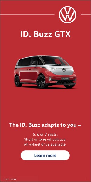 Volkswagen ID. Buzz 300×600 banner, earlier work by our team (original artwork)